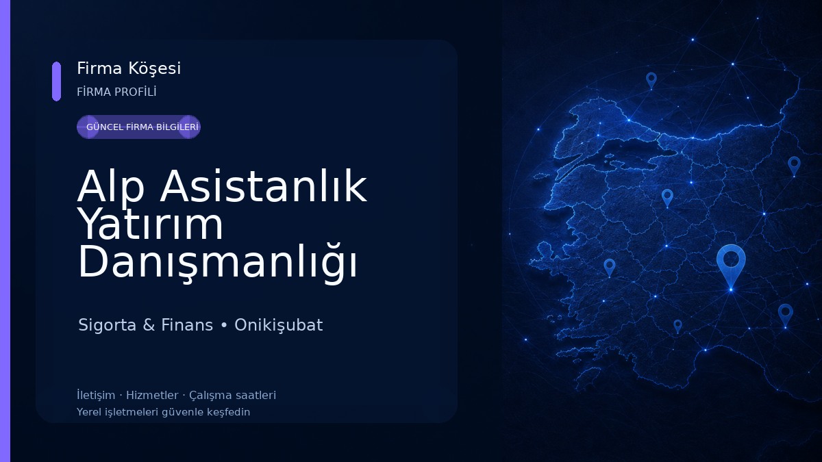Alp Asistanlık Yatırım Danışmanlığı Sigorta & Finans