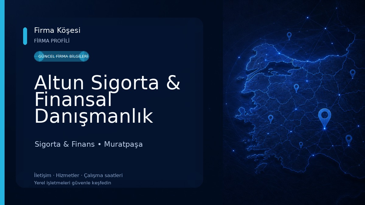 Altun Sigorta & Finansal Danışmanlık Sigorta & Finans