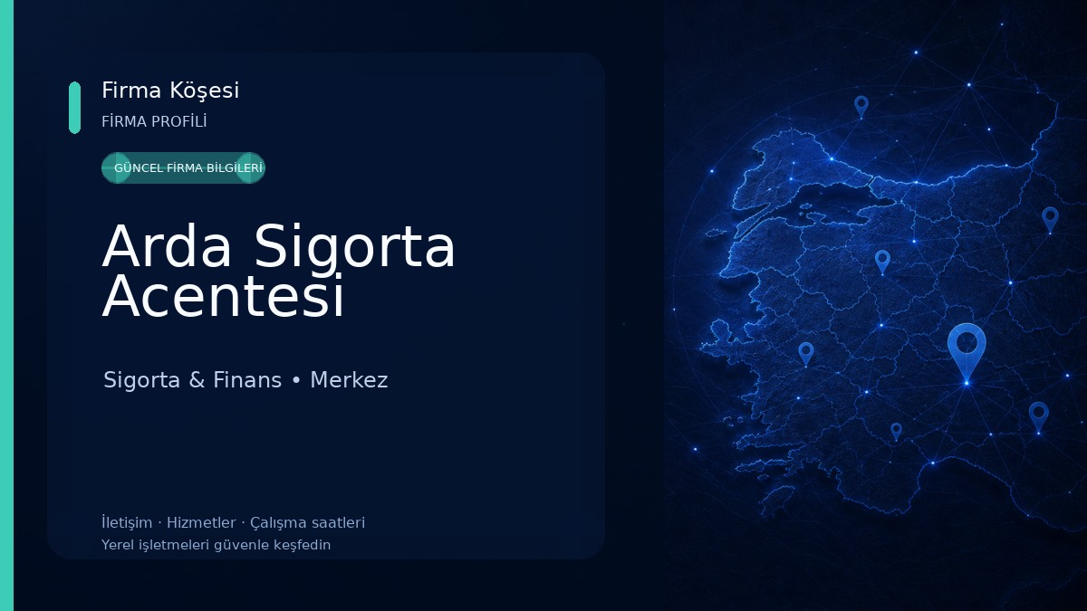Arda Sigorta Acentesi Sigorta & Finans