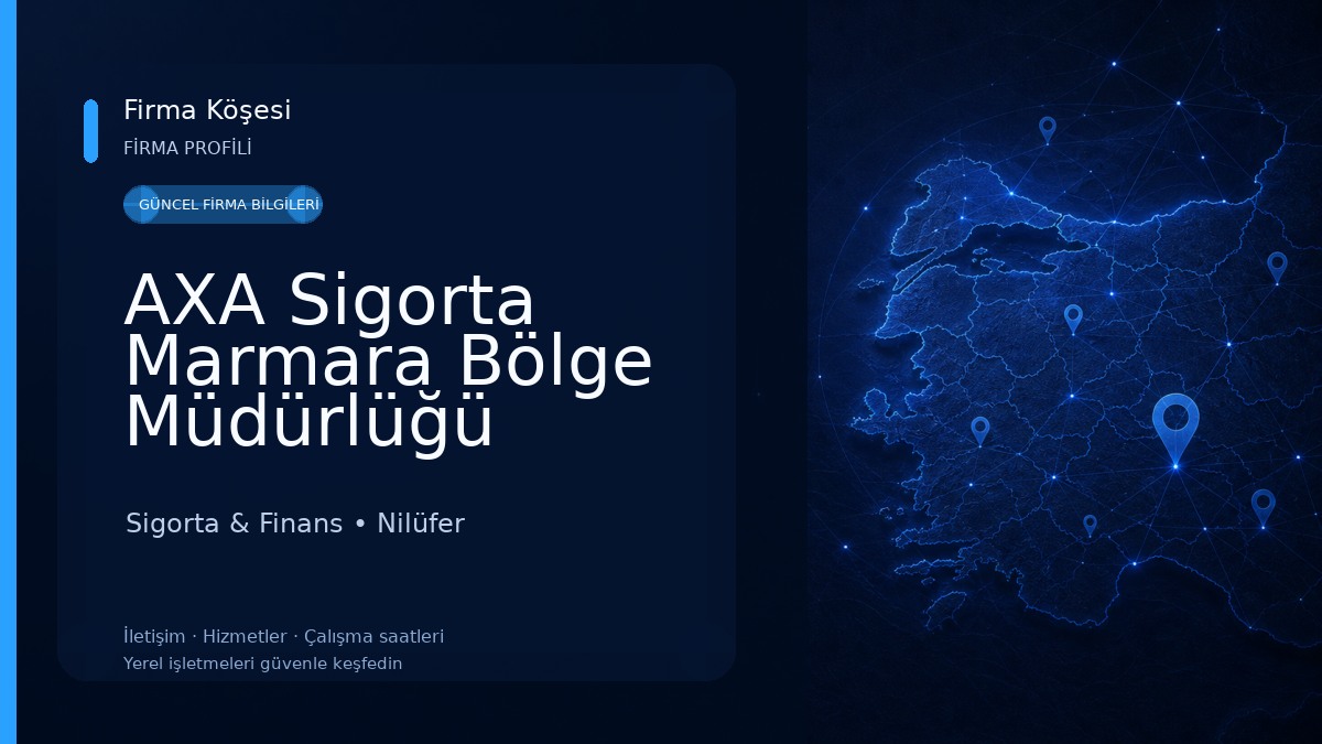 AXA Sigorta Marmara Bölge Müdürlüğü Sigorta & Finans