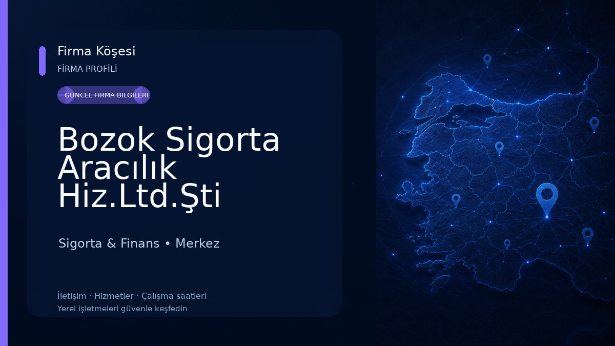 Bozok Sigorta Aracılık Hiz.Ltd.Şti Sigorta & Finans