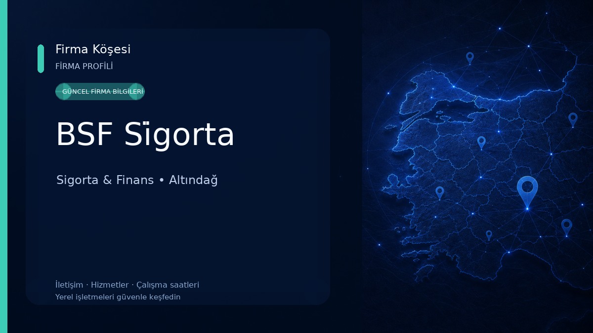 BSF Si̇gorta