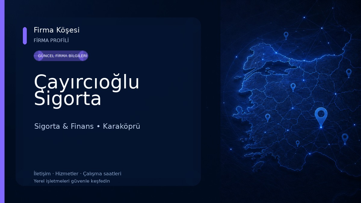 Çayırcıoğlu Sigorta Sigorta & Finans