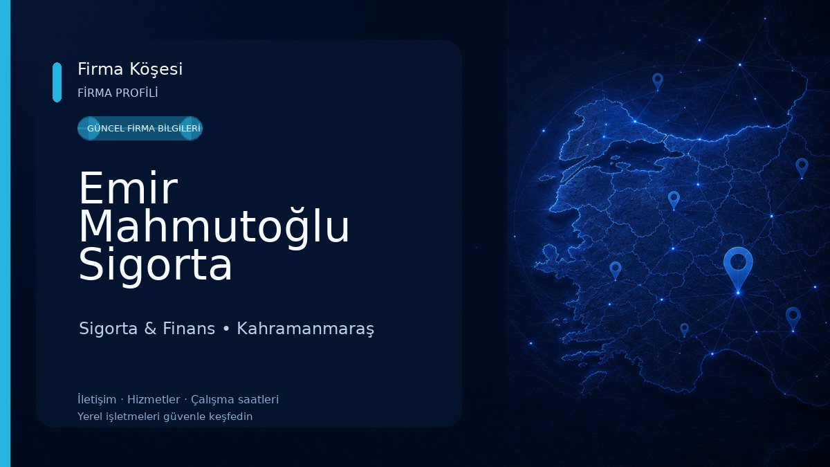 Emir Mahmutoğlu Sigorta Sigorta & Finans