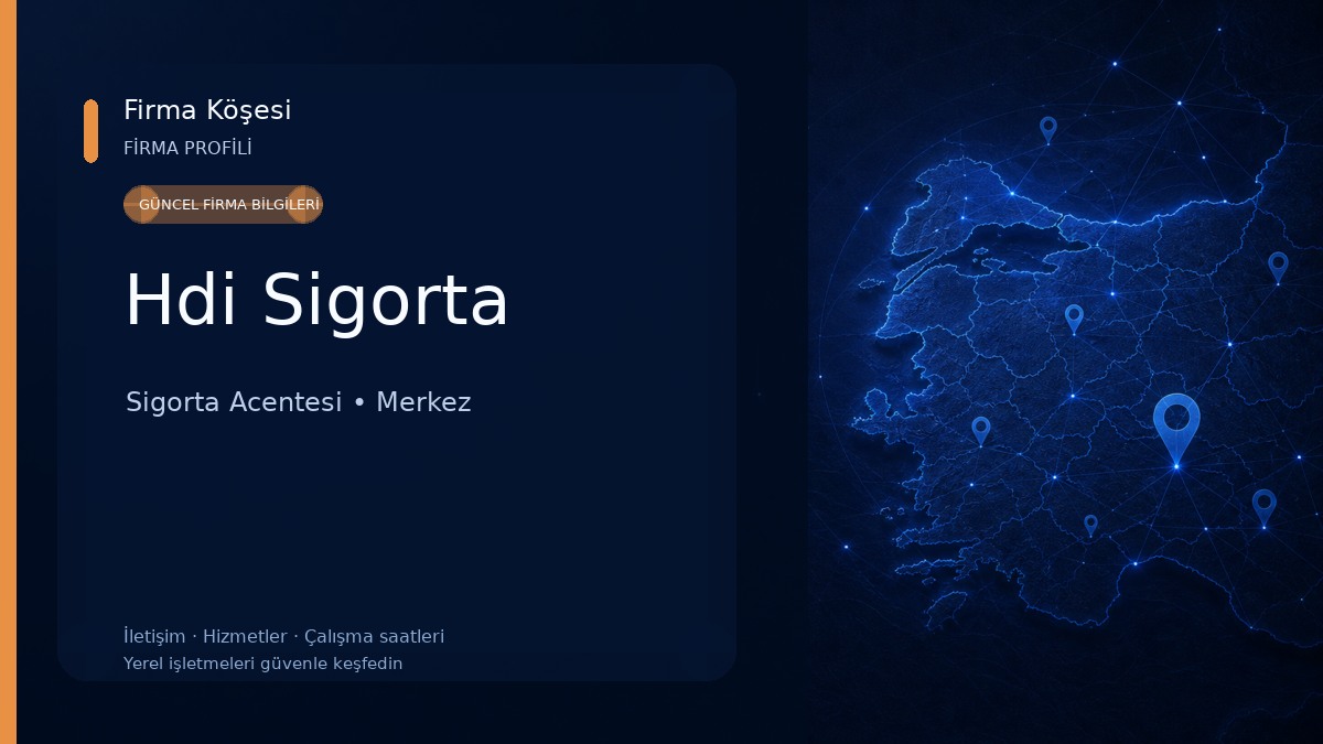 Hdi Sigorta Sigorta Acentesi