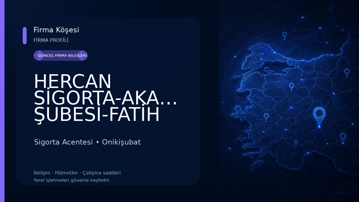 HERCAN SİGORTA-AKADEMİ ŞUBESİ-FATİH ÇEVİK 