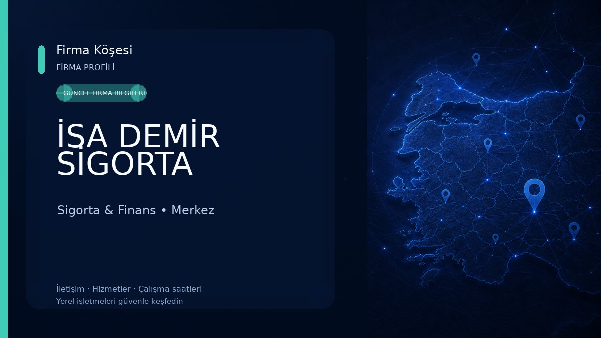 İSA DEMİR SİGORTA Sigorta & Finans