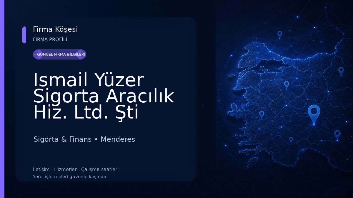 Ismail Yüzer Sigorta Aracılık Hiz. Ltd. Şti Sigorta & Finans
