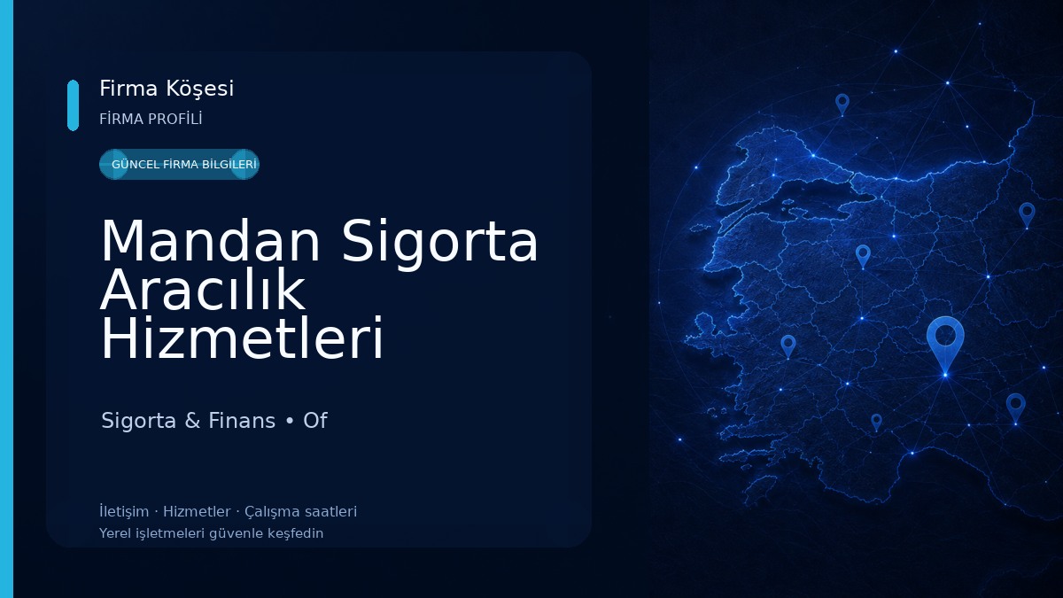 Mandan Sigorta Aracılık Hizmetleri Sigorta & Finans