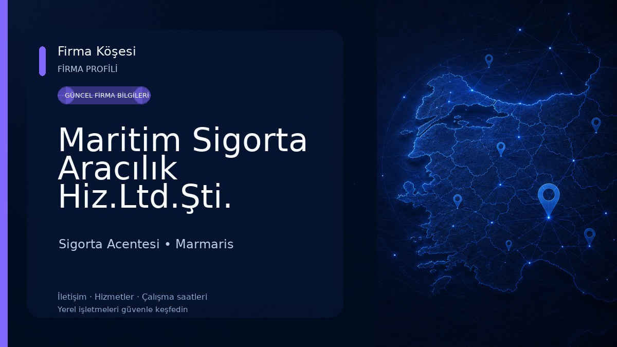 Maritim Sigorta Aracılık Hiz.Ltd.Şti. Sigorta Acentesi