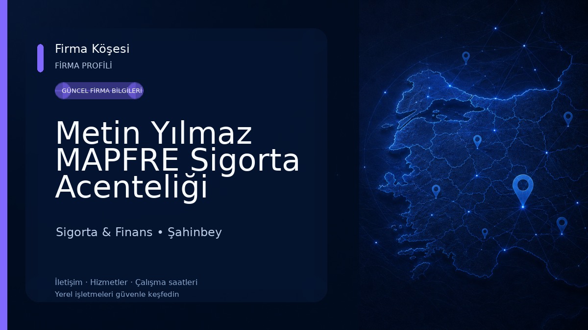 Metin Yılmaz MAPFRE Sigorta Acenteliği Sigorta & Finans