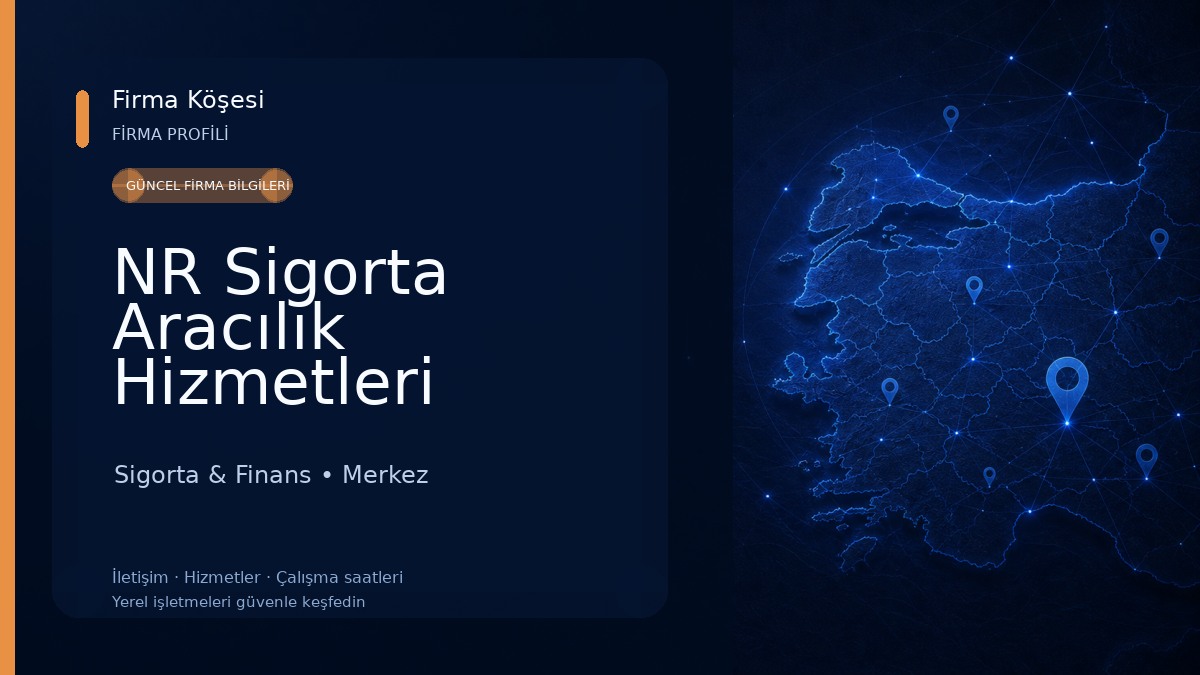 NR Sigorta Aracılık Hizmetleri Sigorta & Finans