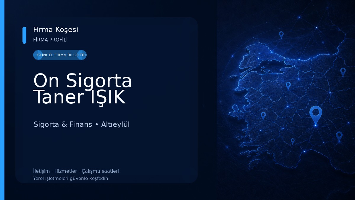 On Sigorta Taner IŞIK Sigorta & Finans