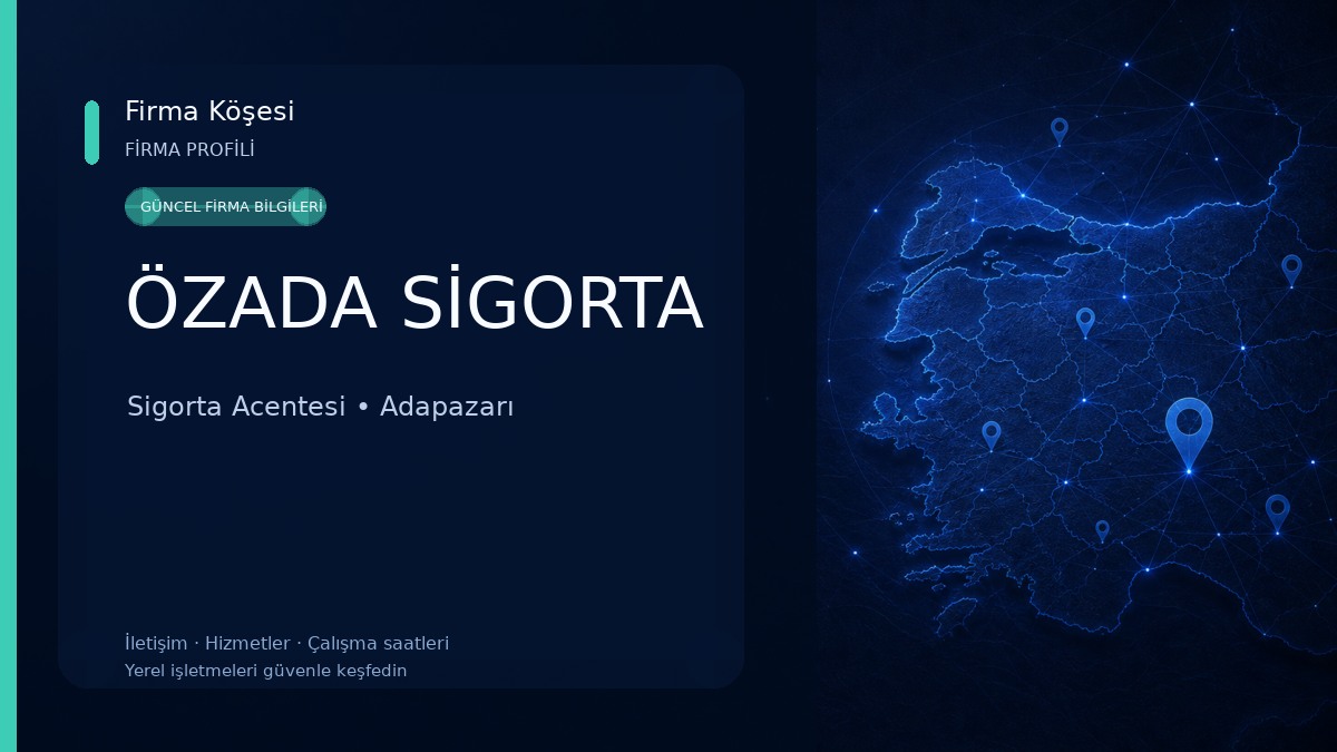 ÖZADA SİGORTA Sigorta Acentesi