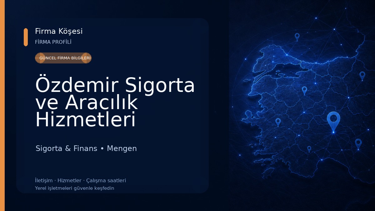 Özdemir Sigorta ve Aracılık Hizmetleri Sigorta & Finans