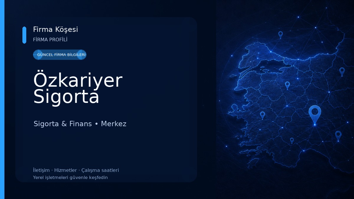 Özkariyer Sigorta Sigorta & Finans
