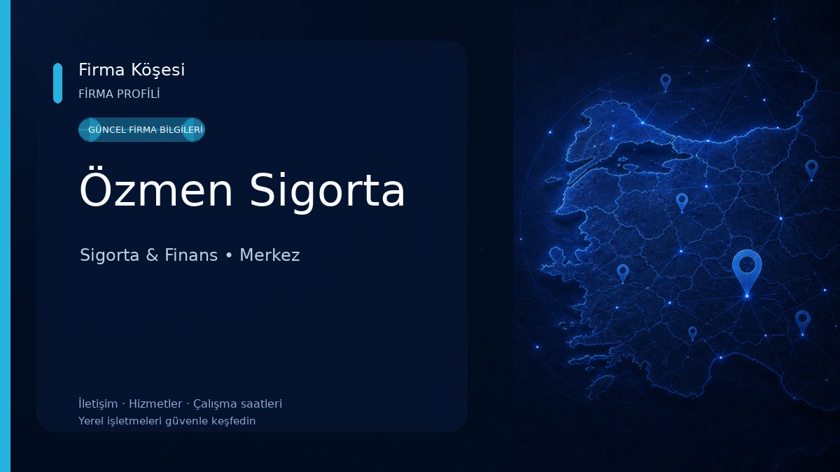 Özmen Sigorta Sigorta & Finans