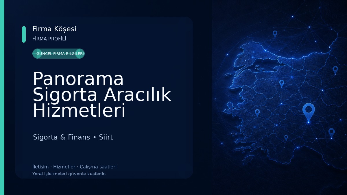Panorama Sigorta Aracılık Hizmetleri 