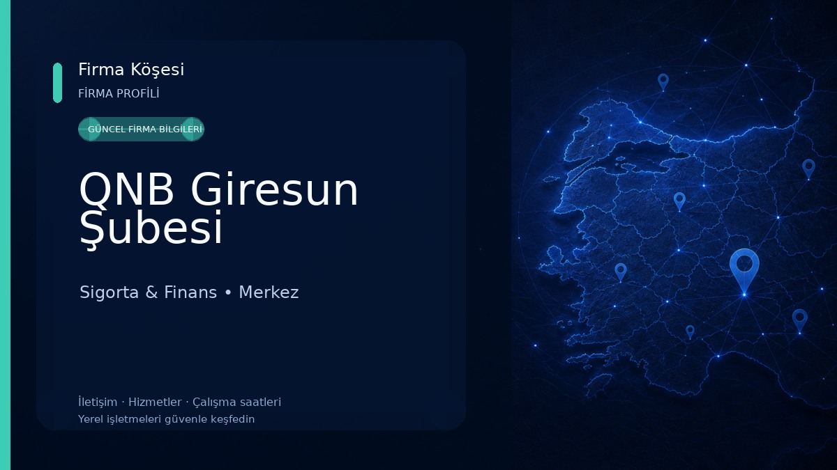 QNB Giresun Şubesi Sigorta & Finans