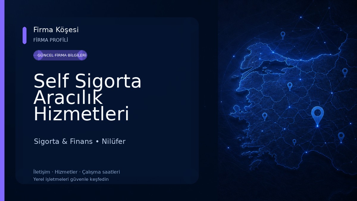 Self Sigorta Aracılık Hizmetleri Sigorta & Finans