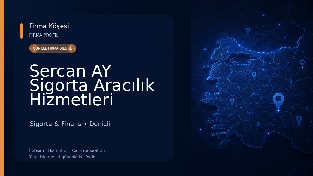 Sercan AY Sigorta Aracılık Hizmetleri Ltd.Şti.