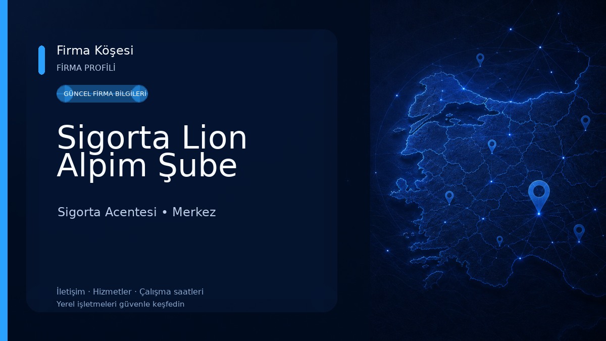 Sigorta Lion Alpim Şube