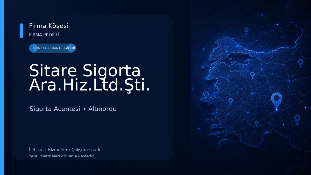 Sitare Sigorta Ara.Hiz.Ltd.Şti. Sigorta Acentesi