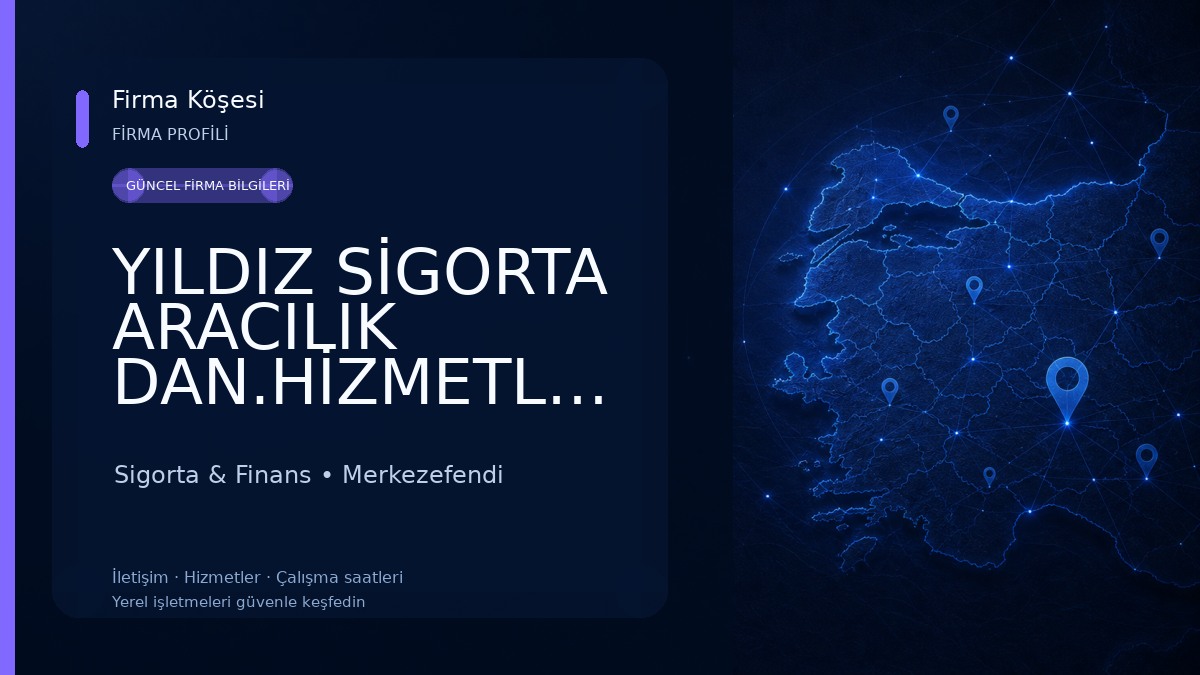 YILDIZ SİGORTA ARACILIK DAN.HİZMETLERİ Sigorta & Finans
