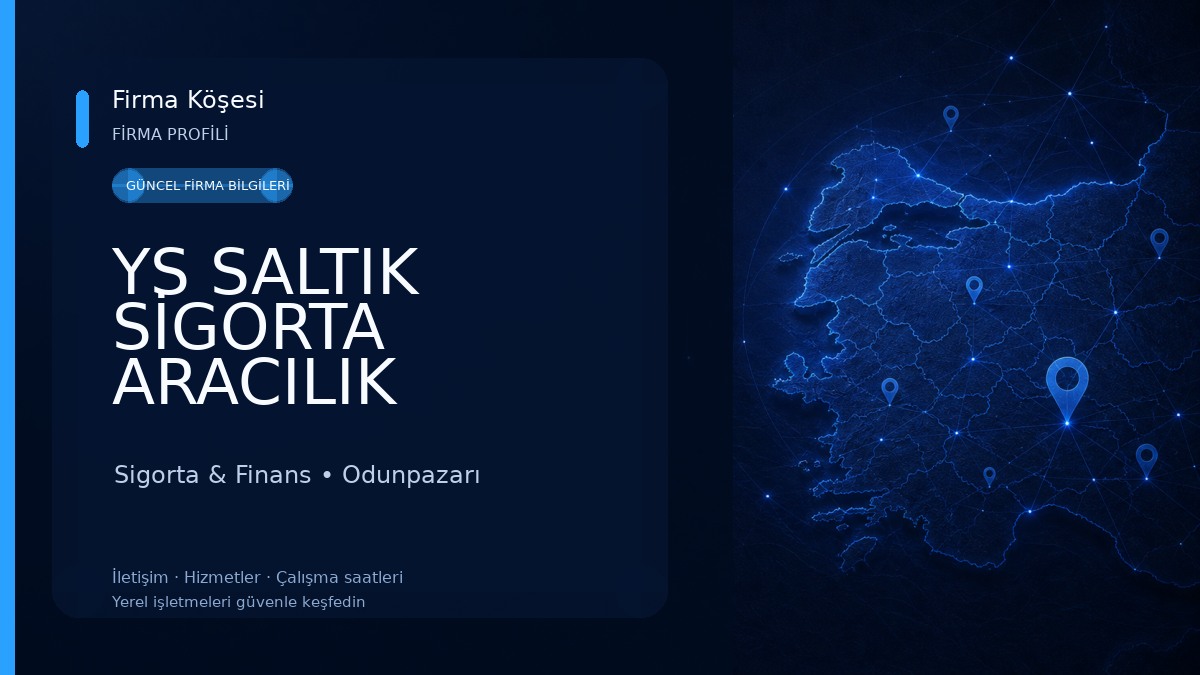 YS SALTIK SİGORTA ARACILIK HİZMETLERİ Sigorta & Finans